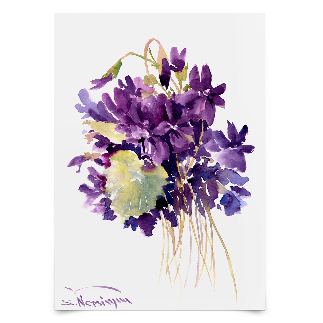 Wild Violets by Suren Nersisyan  Poster - Americanflat